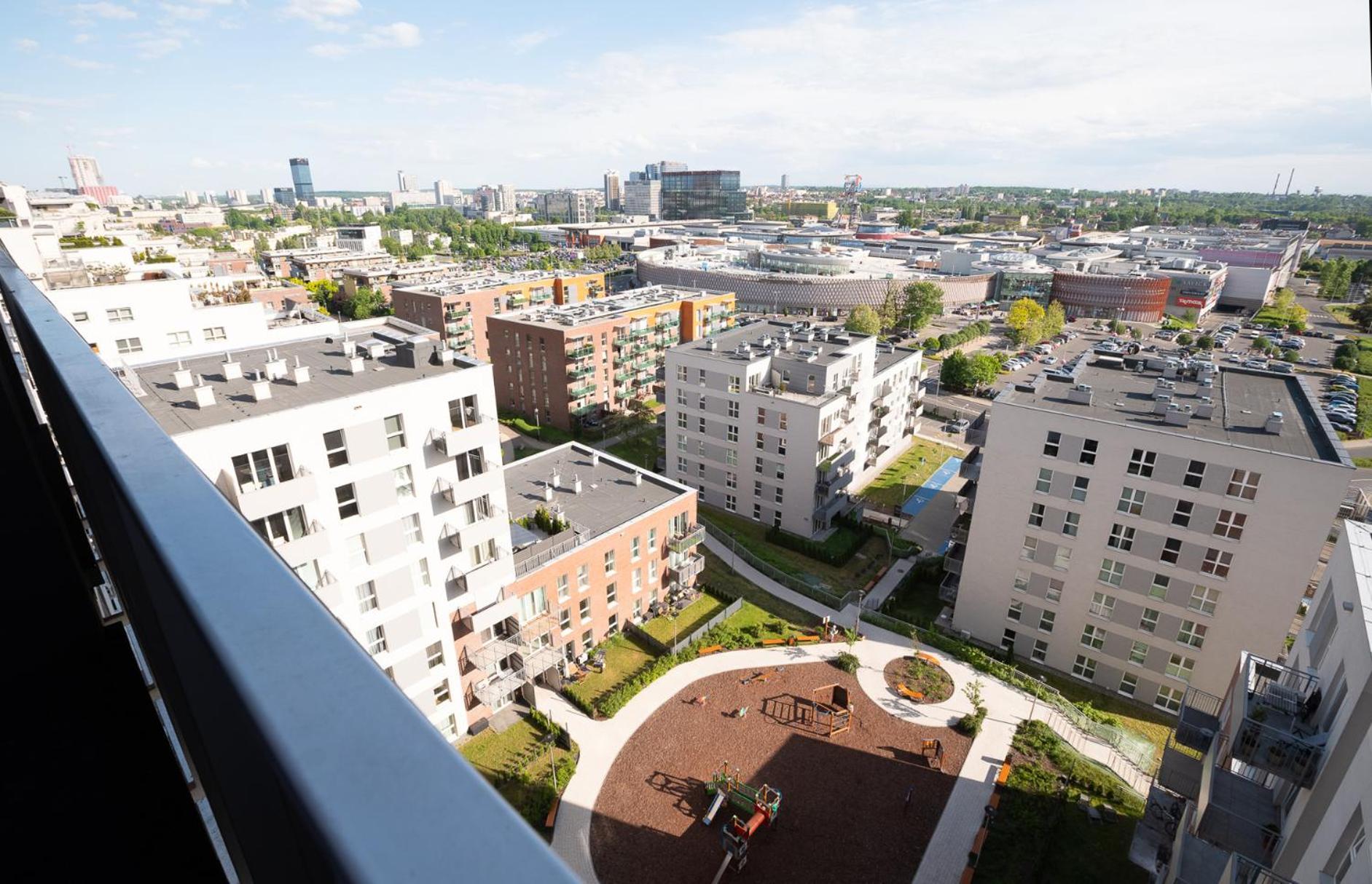 Kobiela Apartments Debowe Tarasy Katoviçe Dış mekan fotoğraf